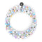 Rosée du matin | Argent sterling 925 | Papillon blanc arc-en-ciel